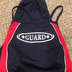 One piece lifeguard swimsuit!!